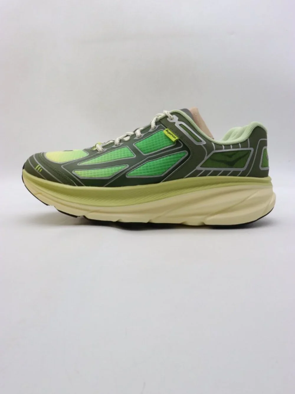 Hoka One One Clifton One 9 X Supervsn Men's 14 Mantis Green Athletic Sneakers